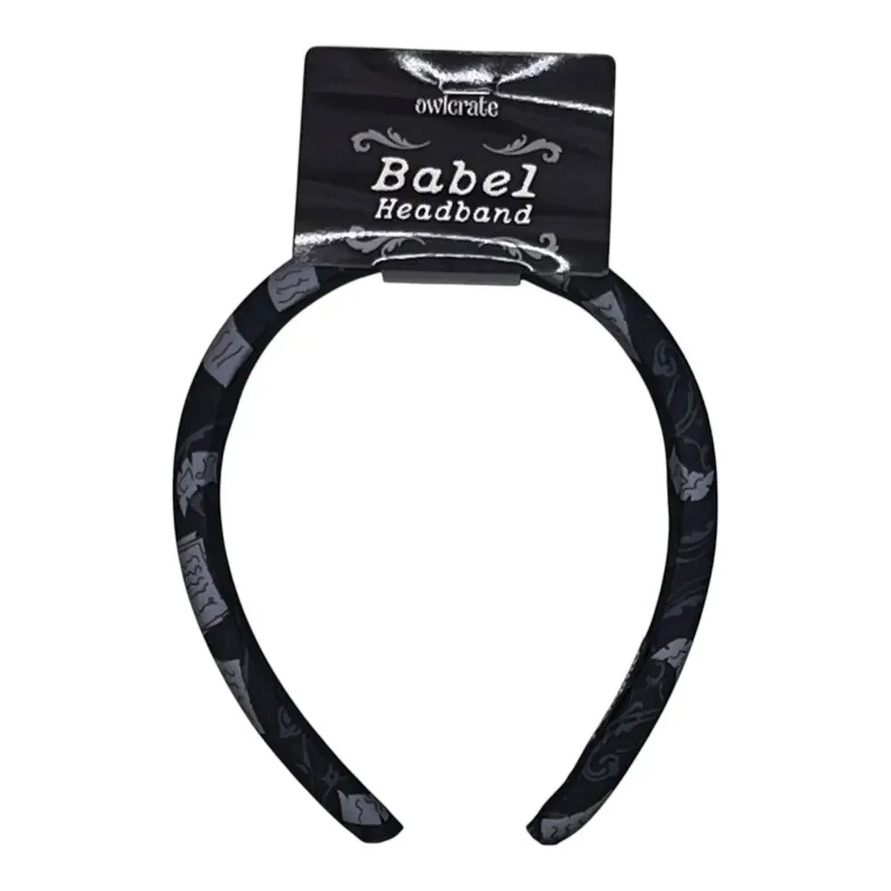 OwlCrate Babel Headband - R.F. Kuang June 2026 YA Box Limited Edition Item